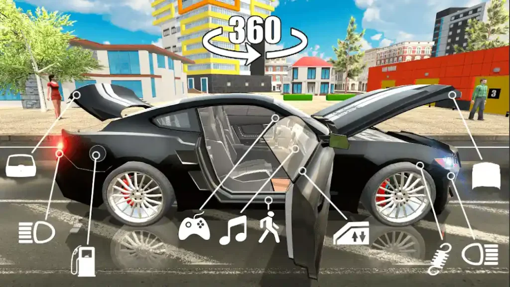 360-degree view, audio and detail, wheels and rims Visual Mods & Styling: Create Your Own Unique Masterpiece